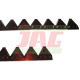 JAG01-0055 Kosa Claas 3,60m 2-bagn. Dom. segmentowa/RASSPE sections 611203/ JAG-PREMIUM