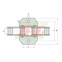 JAG04-0054 Convoyeur à paille incliné CLAAS ROLLON-SOLID