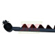 JAG01-0159/1 Kosa Claas 7,50m 2-bagn. Dom. /RASSPE sections 611203+gÅ‚.670406/ kpl. JAG-PREMIUM
