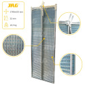 JAG05-0050 Jalousie screen, galvanized, top, lamella-22mm JAG PREMIUM