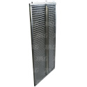 JAG05-0045 Grille à lamelles inférieure galvanisée, 10 mm
