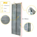 JAG05-0054 Paravent supérieur galvanisé 3D, lamelle-22mm JAG Premium