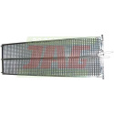 JAG05-0054 Top galvanized louver screen 3D, lamella-22mm Premium