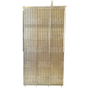 JAG05-0178 Grille de ventilation galvanisée supérieure 3D, lamelle 22 mm Premium (après réparation)