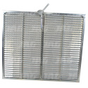 JAG05-0040 Top galvanized louvered screen, 10mm lamella