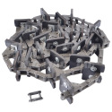 JAG04-0082 Complete chain conveyor (riveted blades) JAG