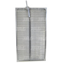 JAG05-0062 Grille à lamelles inférieure galvanisée, 10 mm