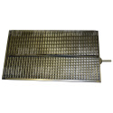 JAG05-0062/1 Grille à lamelles galvanisée supérieure, 22 mm