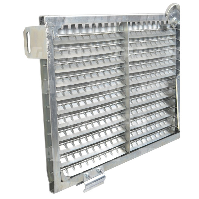 JAG05-0063 Sito Å¼aluzjowe ocynkowane koÅ„cowe, lamela-22mm