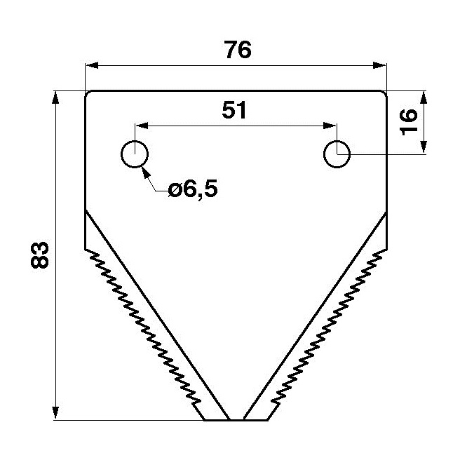 JAG01-0026 NoÅ¼yk kosy dolno nacinany OryginaÅ‚ CLAAS