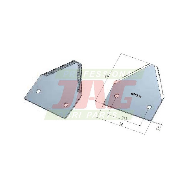 JAG01-0026 NoÅ¼yk kosy dolno nacinany MWS Germany
