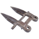 JAG01-0002 Baïonnette double forgée, incolore ECO