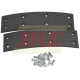 JAG08-0500 Zestaw okÅ‚adzin hamulcowych do Claas  40x160mm  (2szt+nity)