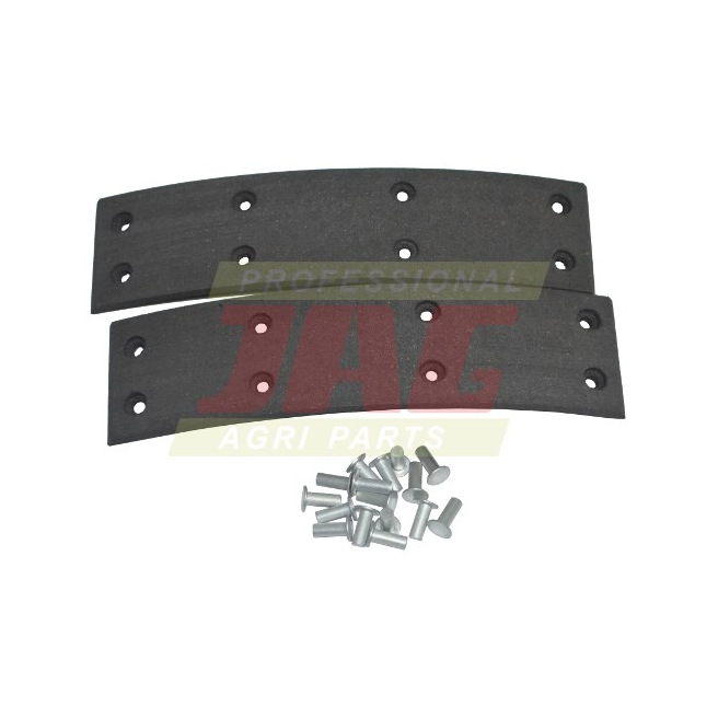 JAG08-0500 Zestaw okÅ‚adzin hamulcowych do Claas  40x160mm  (2szt+nity)