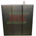 JAG05-0041 Top galvanized louver screen, 10mm Premium lamella
