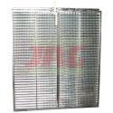 JAG05-0180 Galvanized bottom louver screen, 10mm Premium lamella