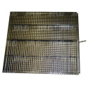 JAG05-0180 Galvanized bottom louver screen, 10mm lamella