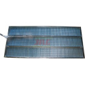 JAG05-0052 Grille à persiennes galvanisée supérieure, lamelles - 22 mm Premium