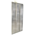 JAG05-0052 Top galvanized louvered screen, lamella-22mm