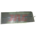 JAG05-0053 Grille à persiennes galvanisée supérieure, lamelles - 22 mm Premium