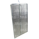 JAG05-0047 Grille à lamelles inférieure galvanisée, 10 mm