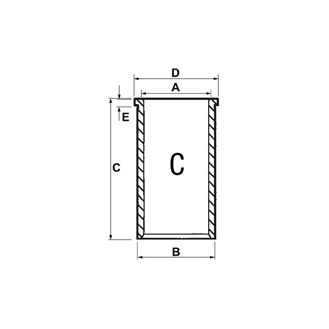 JAG99-0142 Tuleja silnika do ciÄ…gnika