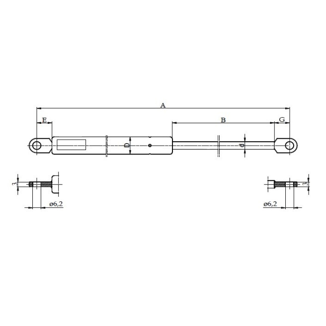 JAG99-1157 SiÅ‚ownik gazowy JAG
