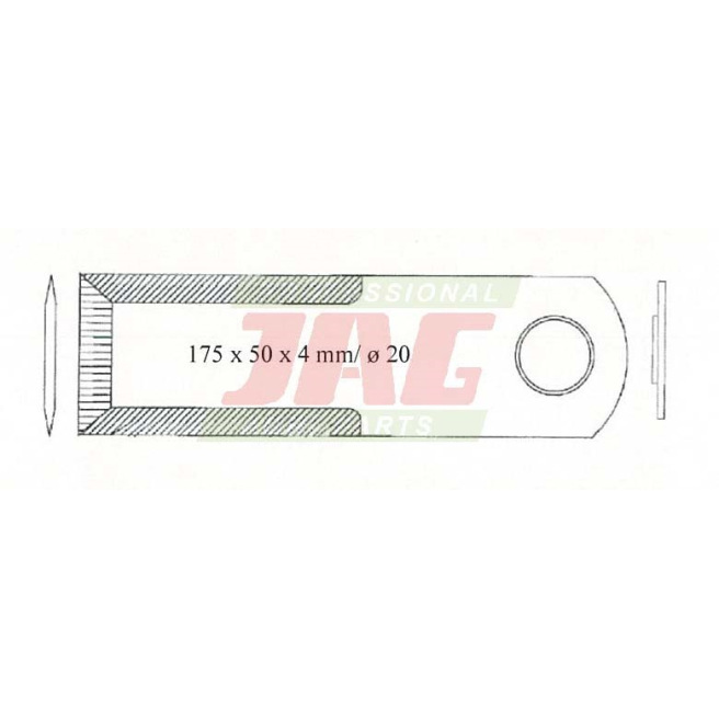 JAG01-0126 NÃ³Å¼ sieczkarni RADURA