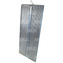 JAG05-0432 Grille à lamelles inférieure galvanisée, 10 mm