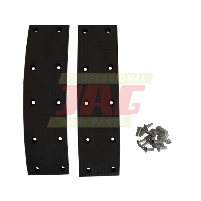 JAG08-0502 Zestaw okÅ‚adzin hamulcowych do Claas (2szt+nity) 50x200mm